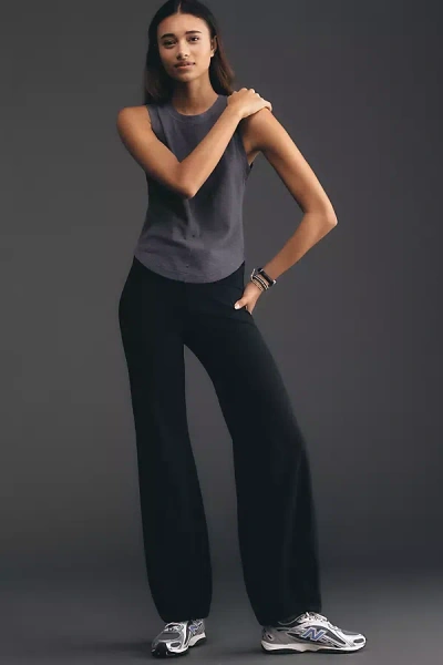 Daily Practice By Anthropologie Daily Practice Waypoint Foldover Bubble Pants In Black