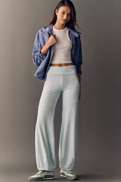 Daily Practice By Anthropologie Daily Practice Waypoint Foldover Bubble Pants In Blue