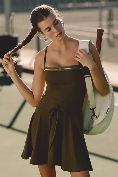 Daily Practice By Anthropologie Daily Practice Waypoint Mini Performance Dress In Green