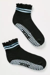 Daily Practice By Anthropologie Daily Practice X Pointe Studio Ruffle Grip Socks In Green