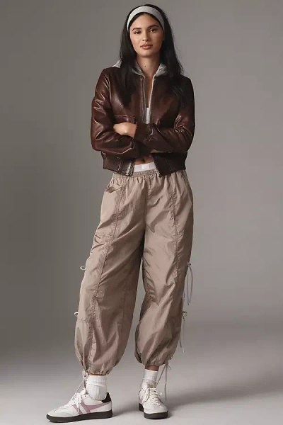 Daily Practice By Anthropologie Full Twist Pants In Beige