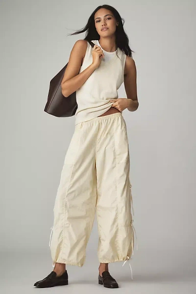 Daily Practice By Anthropologie Full Twist Pants In Yellow