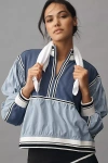 Daily Practice By Anthropologie Half-zip Windbreaker Jacket In Blue