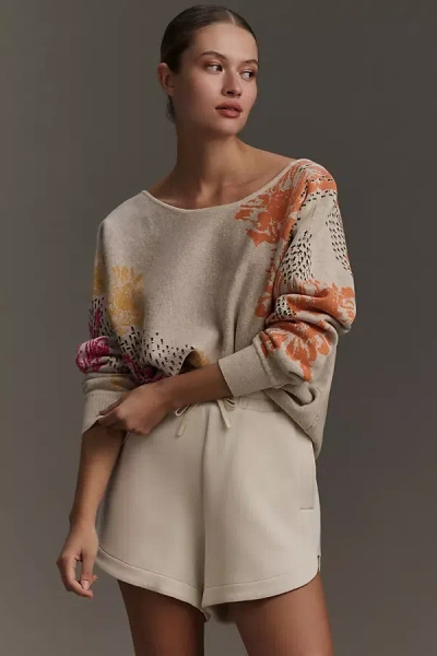 Daily Practice By Anthropologie Hazy Daze Pullover Sweater In Beige