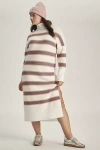 Daily Practice By Anthropologie Karigan Sweater Midi Dress: Turtleneck Edition In Multicolor