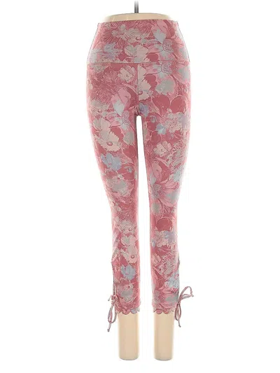 Pre-owned Daily Practice By Anthropologie Leggings In Pink
