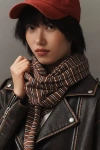 Daily Practice By Anthropologie Mixed Stripe Scarf In Brown