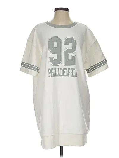 Pre-owned Daily Practice By Anthropologie Poncho In White