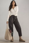 Daily Practice By Anthropologie Remix Pull-on Pants In Grey