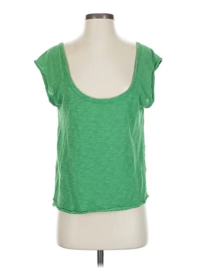 Pre-owned Daily Practice By Anthropologie Short Sleeve T-shirt In Green