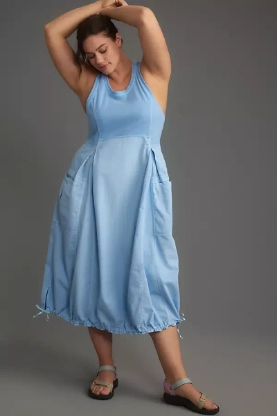 anthropologie blue silk dress Velvet Wrap Dress (Denim Blue)  HS Clothing Co