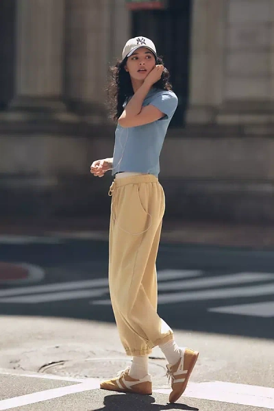 Daily Practice By Anthropologie Superstar Joggers Pants In Yellow