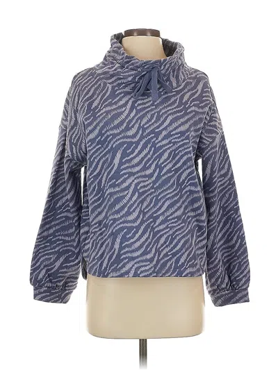 Pre-owned Daily Practice By Anthropologie Sweatshirt In Blue