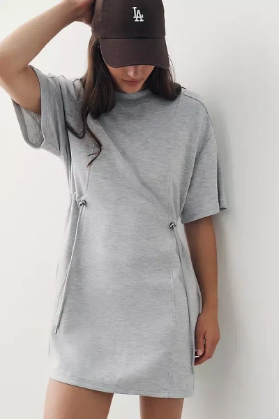 Daily Practice Cinched Mini Dress In Grey