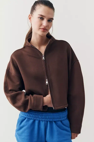 Daily Practice Desert Palm Zip-up Jacket In Brown