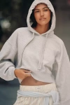 Daily Practice Drawstring Hoodie In Gray