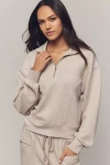 Daily Practice Half-zip Sweatshirt In Sand