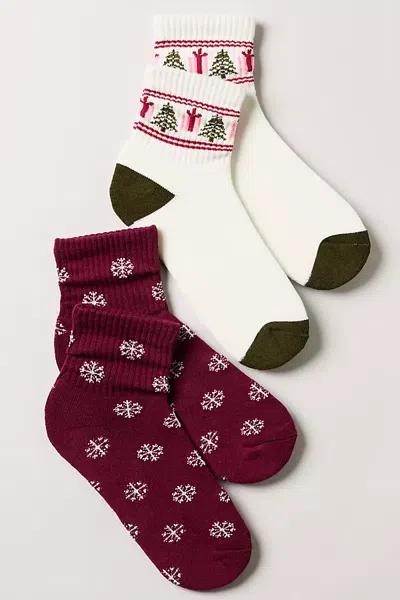 Daily Practice Icon Socks, Set Of 2 In Multi