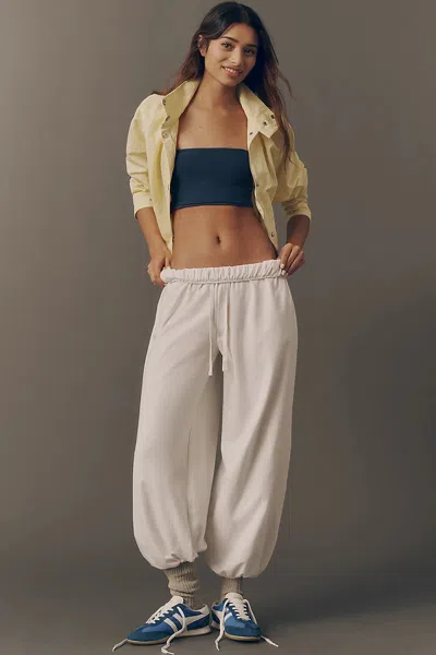 Daily Practice Knit Joggers Pants In White
