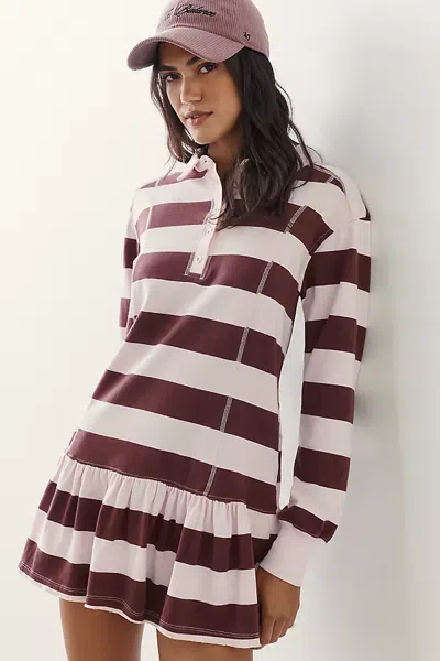 Daily Practice Present Tense 100% Cotton Mini Dress In Multi