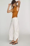 Daily Practice Ruffle Pants In White