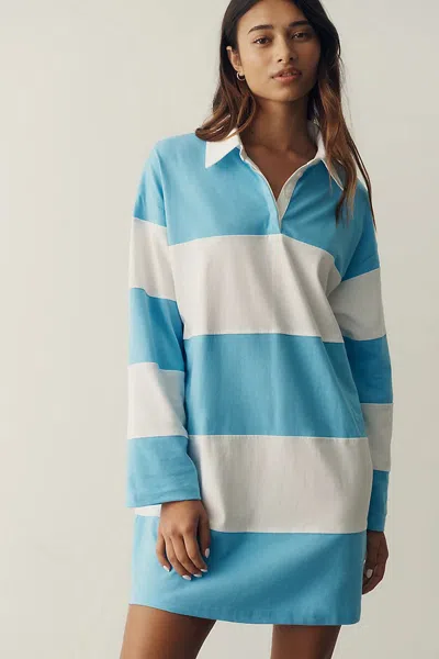 Daily Practice Rugby Mini Dress In Blue