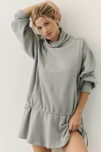 Daily Practice Second Step 100% Cotton Mini Dress In Grey