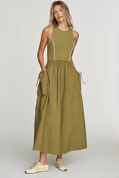 Daily Practice Shoreline Maxi Dress In Green