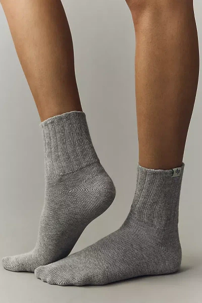 Daily Practice Short Scrunch Socks In Gray