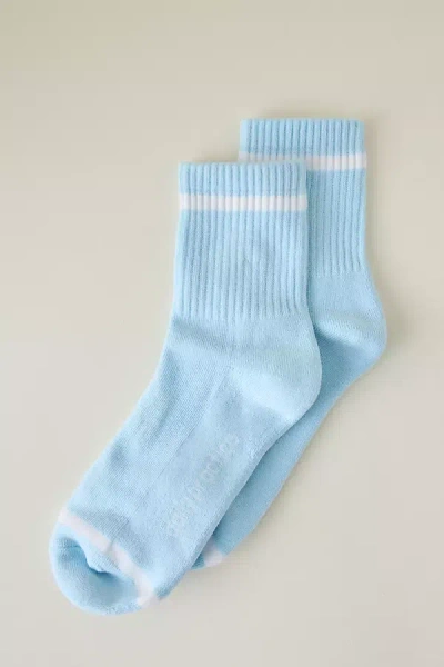 Daily Practice Stripe Crew Socks In Blue