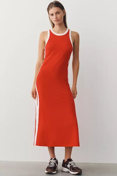 Daily Practice Tank Dress In Red