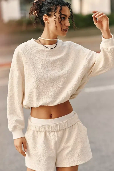 Daily Practice Textured Shorts In Neutral