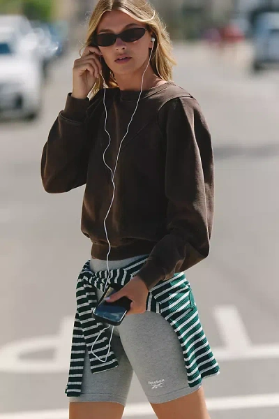 Daily Practice Trumpet 100% Cotton Long Sleeve Top In Brown