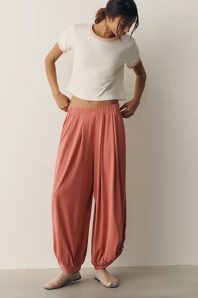 Daily Practice Twist Bubble Pants In Brown