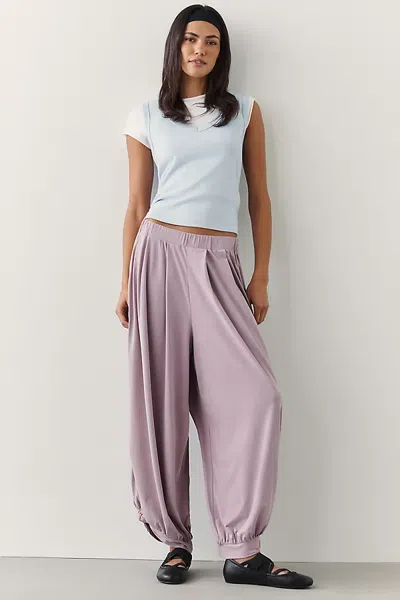 Daily Practice Twist Bubble Pants In Purple