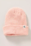 Daily Practice Waffle-knit Beanie In Pink
