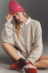Daily Practice Waffle-knit Beanie In Pink