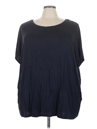 Pre-owned Daily Ritual 3/4 Sleeve T-shirt In Blue