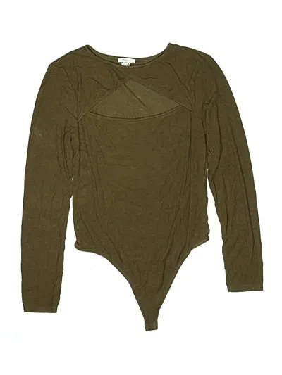 Pre-owned Daily Ritual Bodysuit In Green