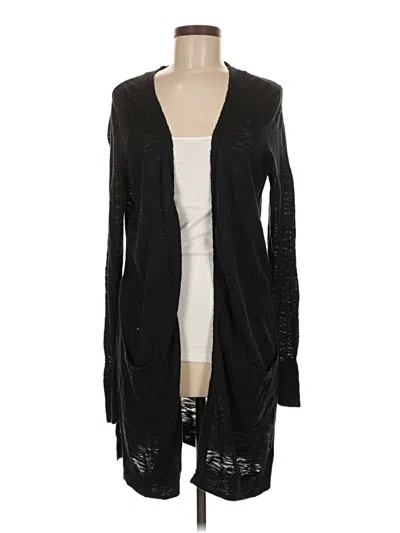 Pre-owned Daily Ritual Cardigan Sweater In Black