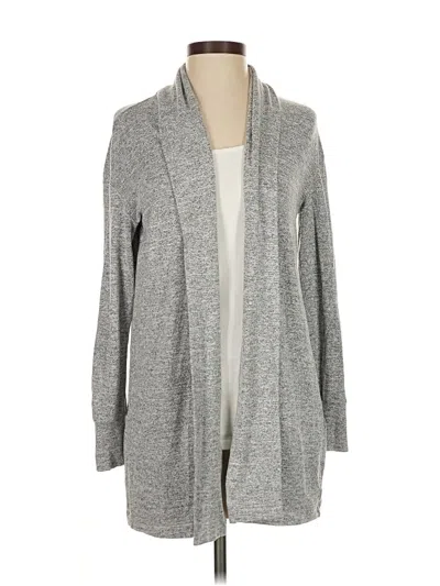 Pre-owned Daily Ritual Cardigan Sweater In Gray