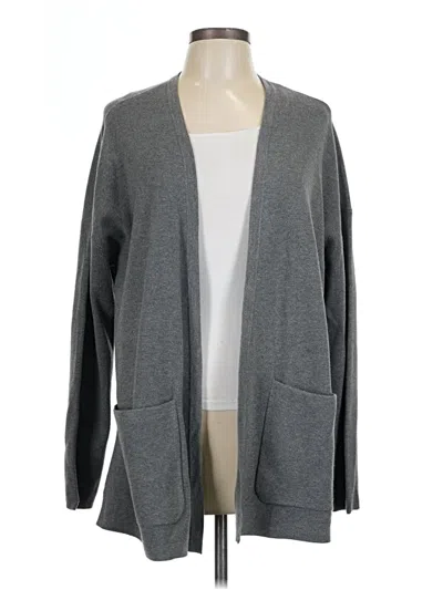 Pre-owned Daily Ritual Cardigan Sweater In Gray