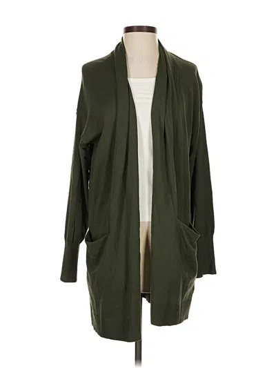 Pre-owned Daily Ritual Cardigan Sweater In Green