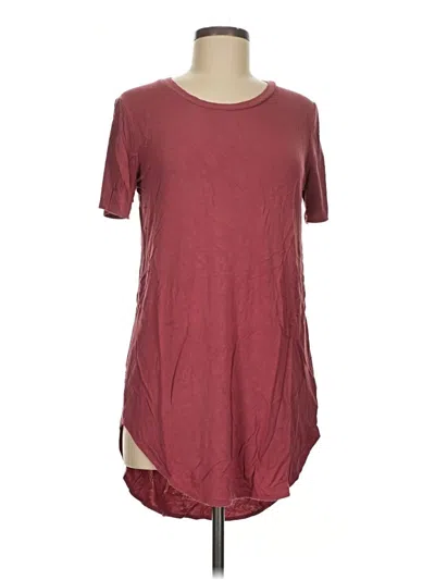 Pre-owned Daily Ritual Casual Dress In Burgundy