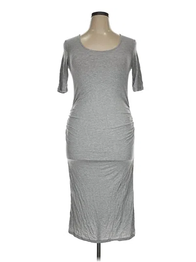 Pre-owned Daily Ritual Casual Dress In Gray