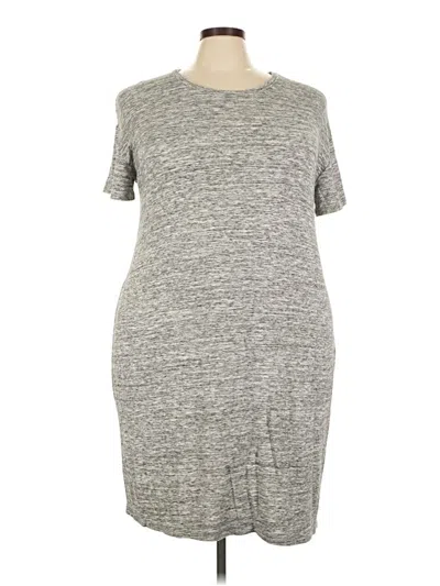 Pre-owned Daily Ritual Casual Dress In Gray