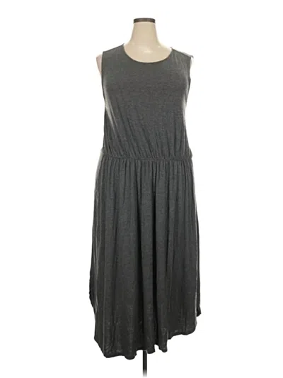 Pre-owned Daily Ritual Casual Dress In Gray