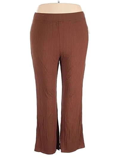 Pre-owned Daily Ritual Casual Pants In Brown