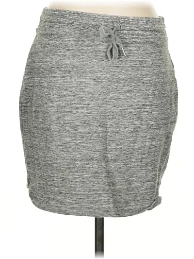 Pre-owned Daily Ritual Casual Skirt In Gray