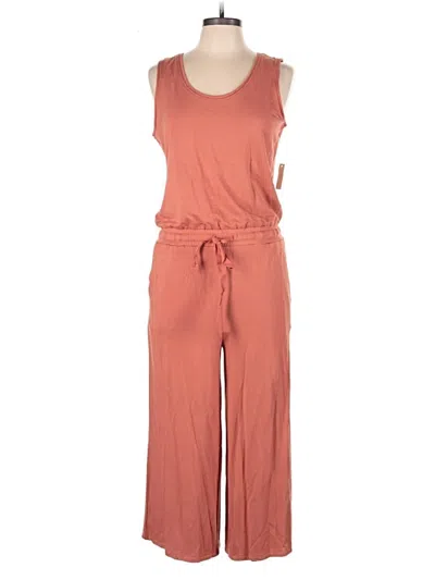 Pre-owned Daily Ritual Jumpsuit In Brown